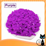 100 Pcs soft cat paw Control Nail Caps