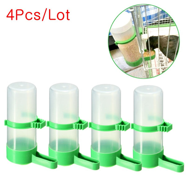 4 Pcs Bird Food Drinker Canary