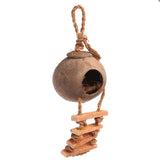 Coconut Shell Nest Ladder Pet Birds Parakreet