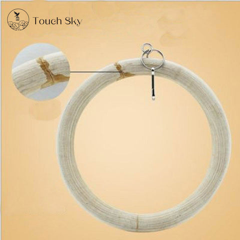 Bird Swing wooden Ring Parakeet