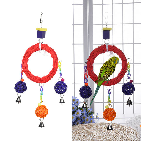 Circle Racks Bite Climb Birds Toy
