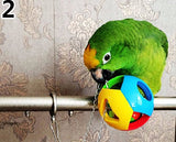 Cute Pet Bird Plastic Chew Ball Chain Cage Toy