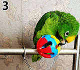 Cute Pet Bird Plastic Chew Ball Chain Cage Toy