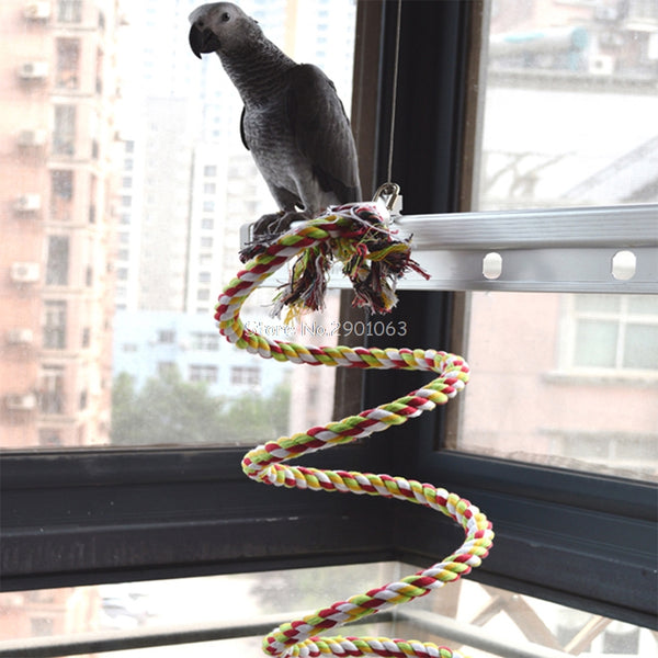 Birds Coil Swing Bell Perch