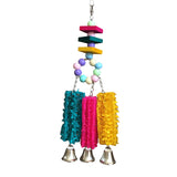 Birds Colorful Hanging Cage Peches