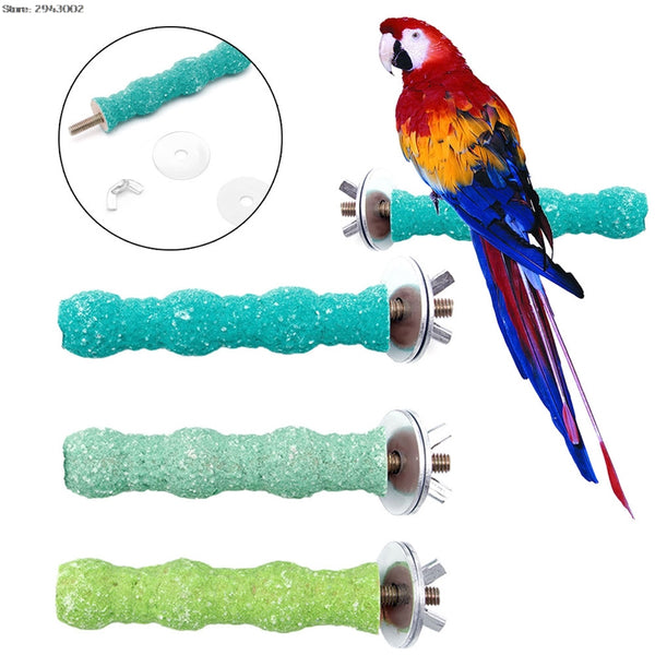 Pet Bird Parrots Cage Perch