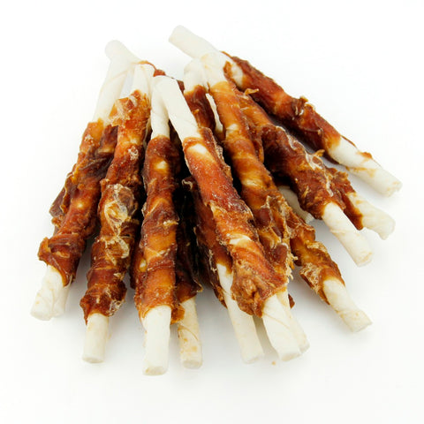 Puppy Chews Beef Wrap Pigskin Dental Sticks