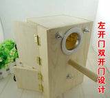 Bird breeding Nest Box Wood Cage Kit