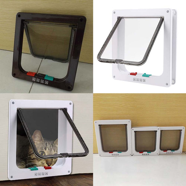 3 Size 4 Way Lockable Safe Flap Door