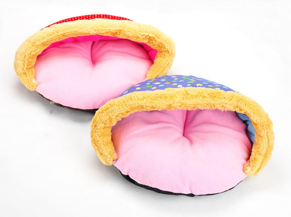 Thick Warm slipper Shape Litter Bed