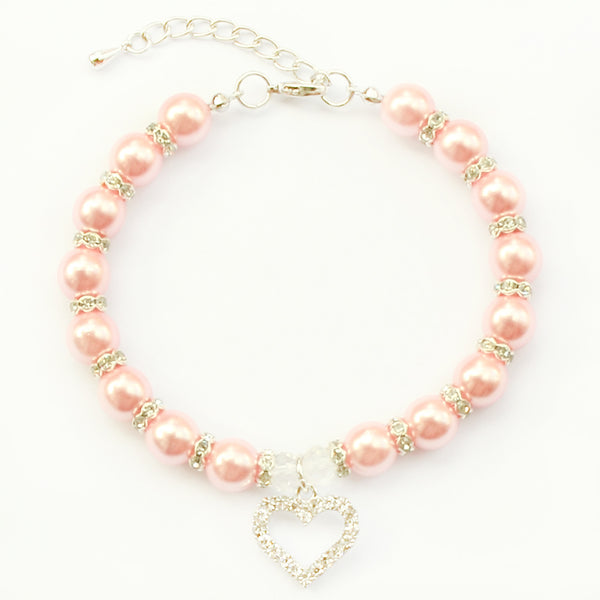Handmade Pearl Pet Necklace Collar