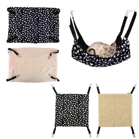 Polka Dot Polyester Small Pet  Hammock